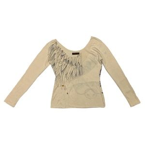 Raw7 Women's Cashmere Top Top Hat - Ivory